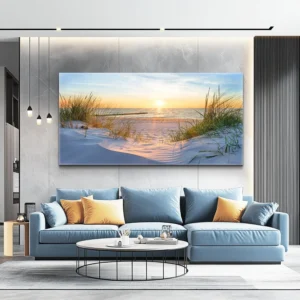 Ocean Landscape Painting.